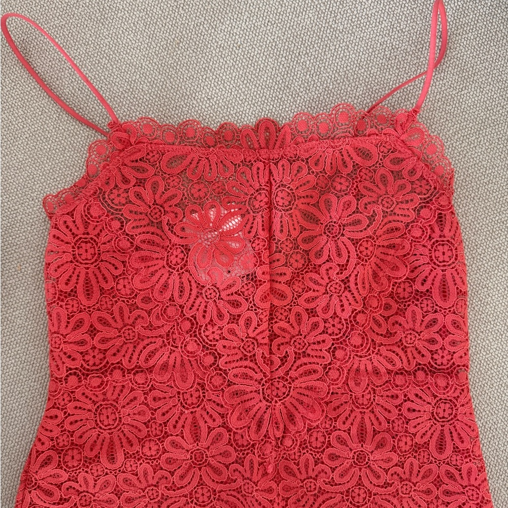 Love and Lace semi sheer Camisole
Free People Coral S
